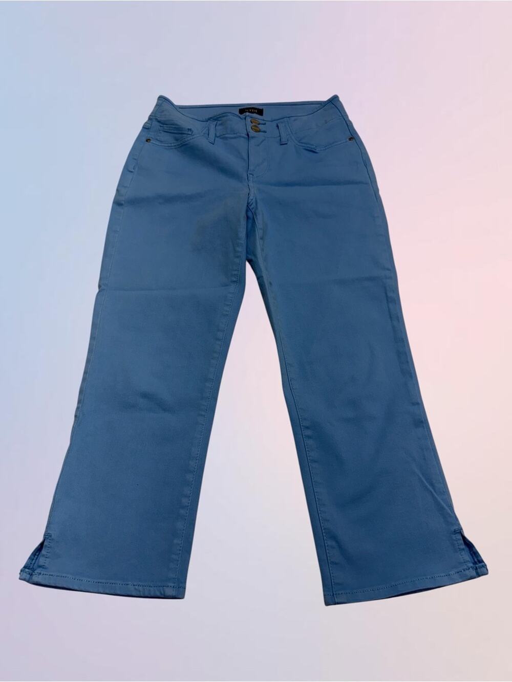 NYDJ Women’s 4 Sky Blue Crop Jeans